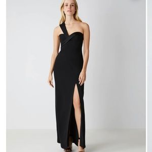 BCBGMAXAZRIA Ayla One Shoulder Evening Gown